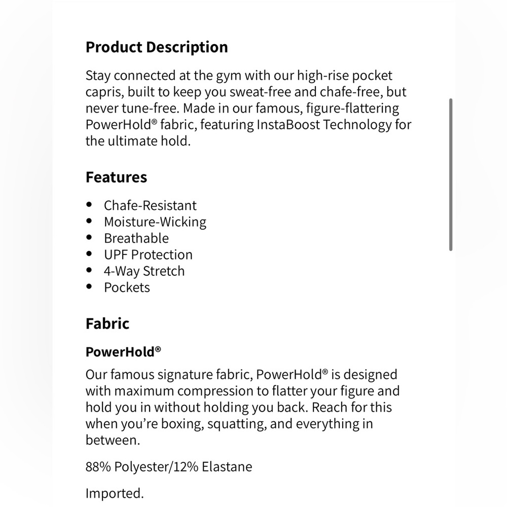 Fabletics On-The-Go Powerhold High-Waisted Capri - image 4